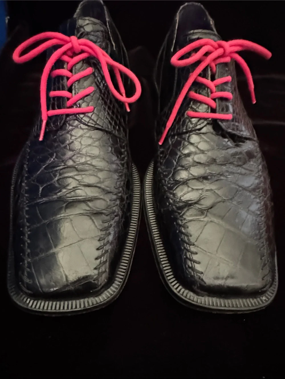DAVID EDEN Alligator & Lizard Dress Derby’s